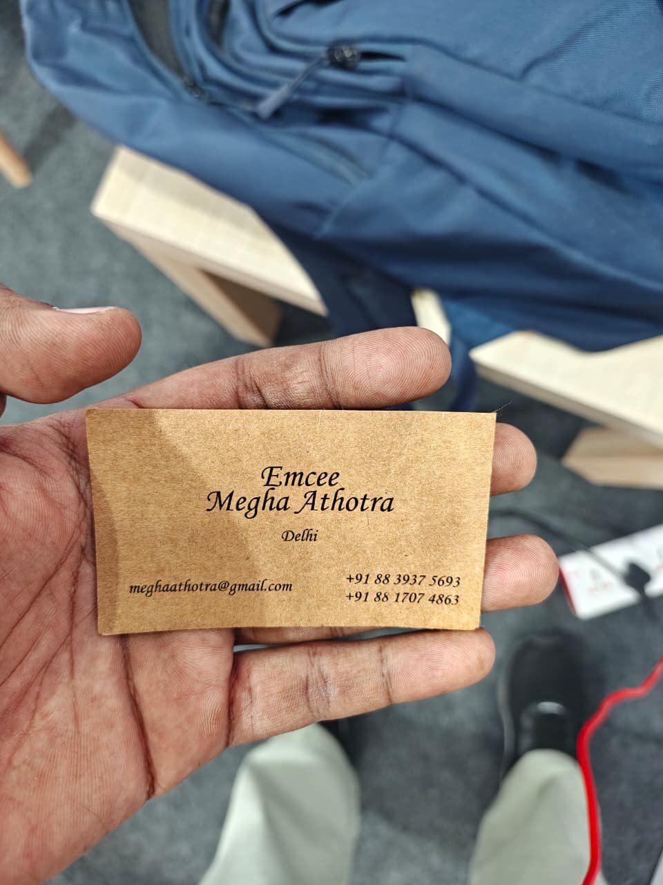 Business card of Megha Athotra