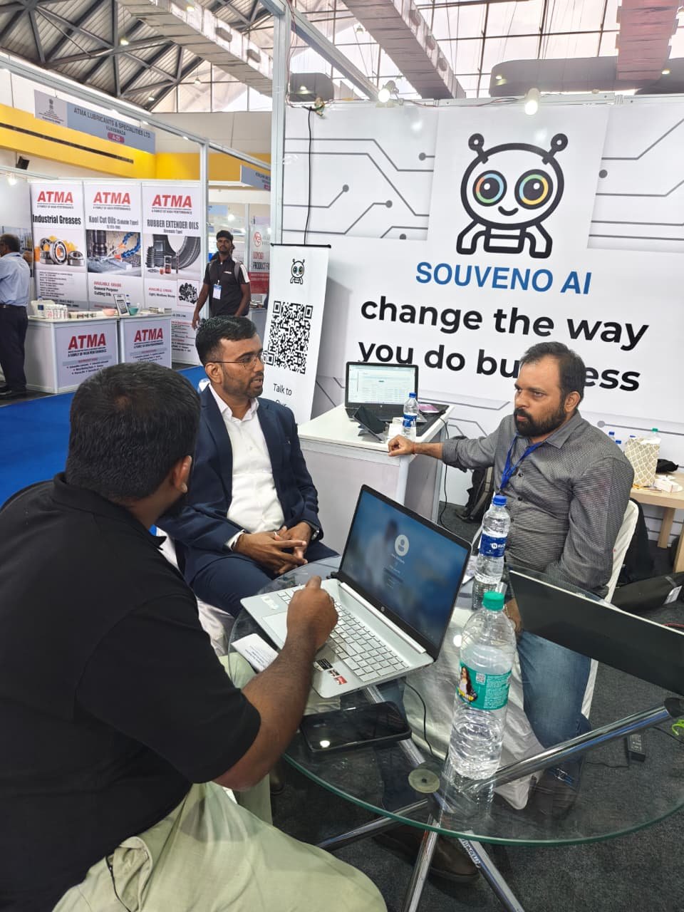 Business card of contact